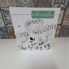 With Sympathy greeting card