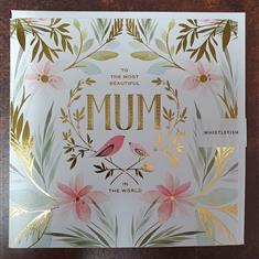 Most beautiful mum greetings card