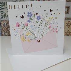 HELLO! greetings card