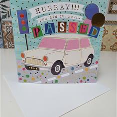 Hurray! You did it, you Passed greetings card