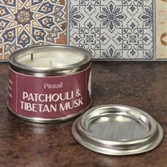 Patchouli and Tibetan Musk Pintail candle